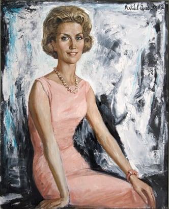 Retrato de Amalia Lacroze de Fortabat por Alejo Vidal Quadras. 1962