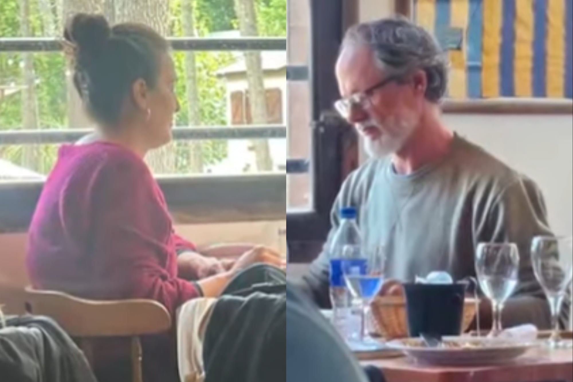 En LAM compartieron imágenes de Julieta Díaz durante un almuerzo con quien sería su nueva pareja (Foto: Captura de video / América TV)