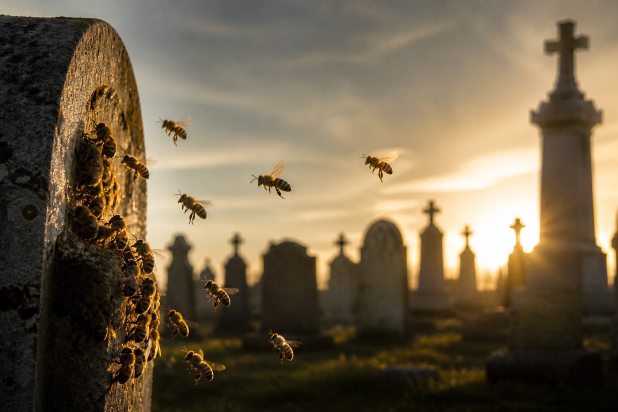 Hallazgo histórico de abejas mineras en Nueva York: más de 5 millones anidan bajo tierra en un cementerio