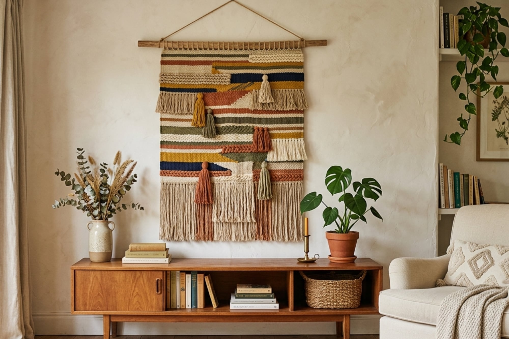 Adiós a los cuadros y espejos: la tendencia que redefine la decoración de las paredes del hogar