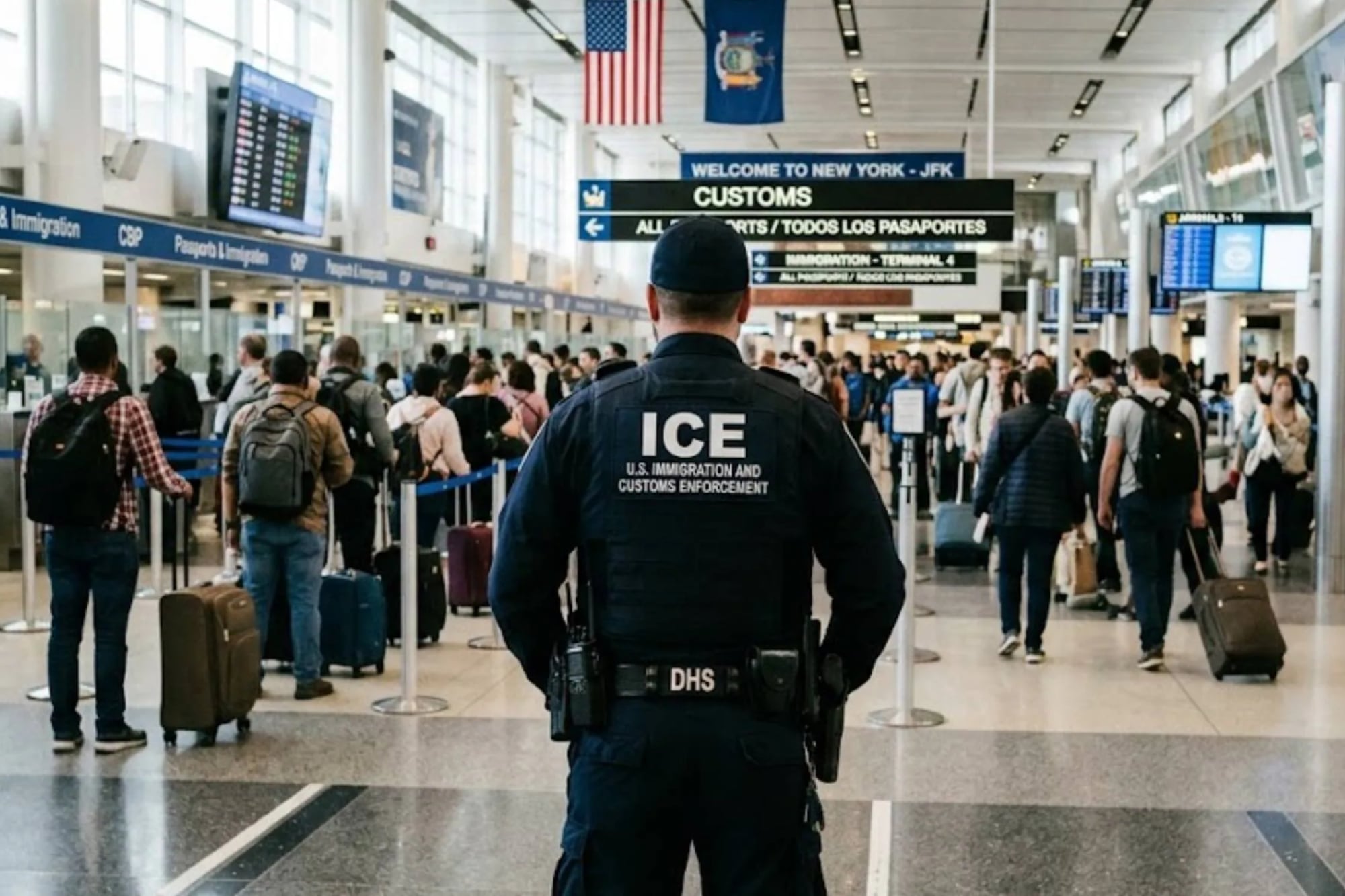 Noticias del ICE en Nueva York hoy: operativos en aeropuertos y redadas migratorias del DHS