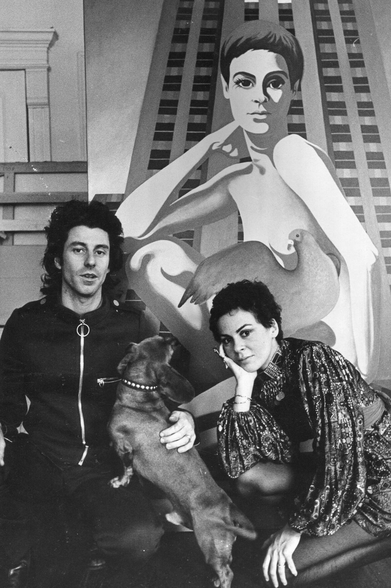 Nicolás García Uribiuru, Blanca Isabel Álvarez de Toledo y su perro salchicha, Beto