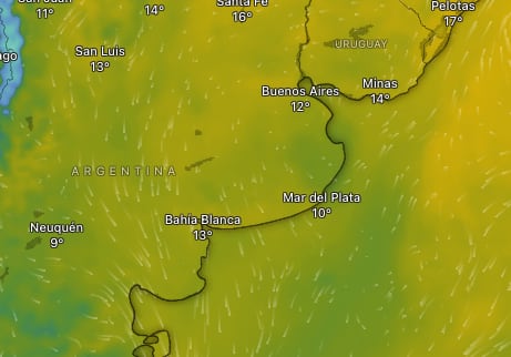 Hay alerta por lluvias, vientos, nevadas y niebla para este martes 9 de junio: las provincias afectadas