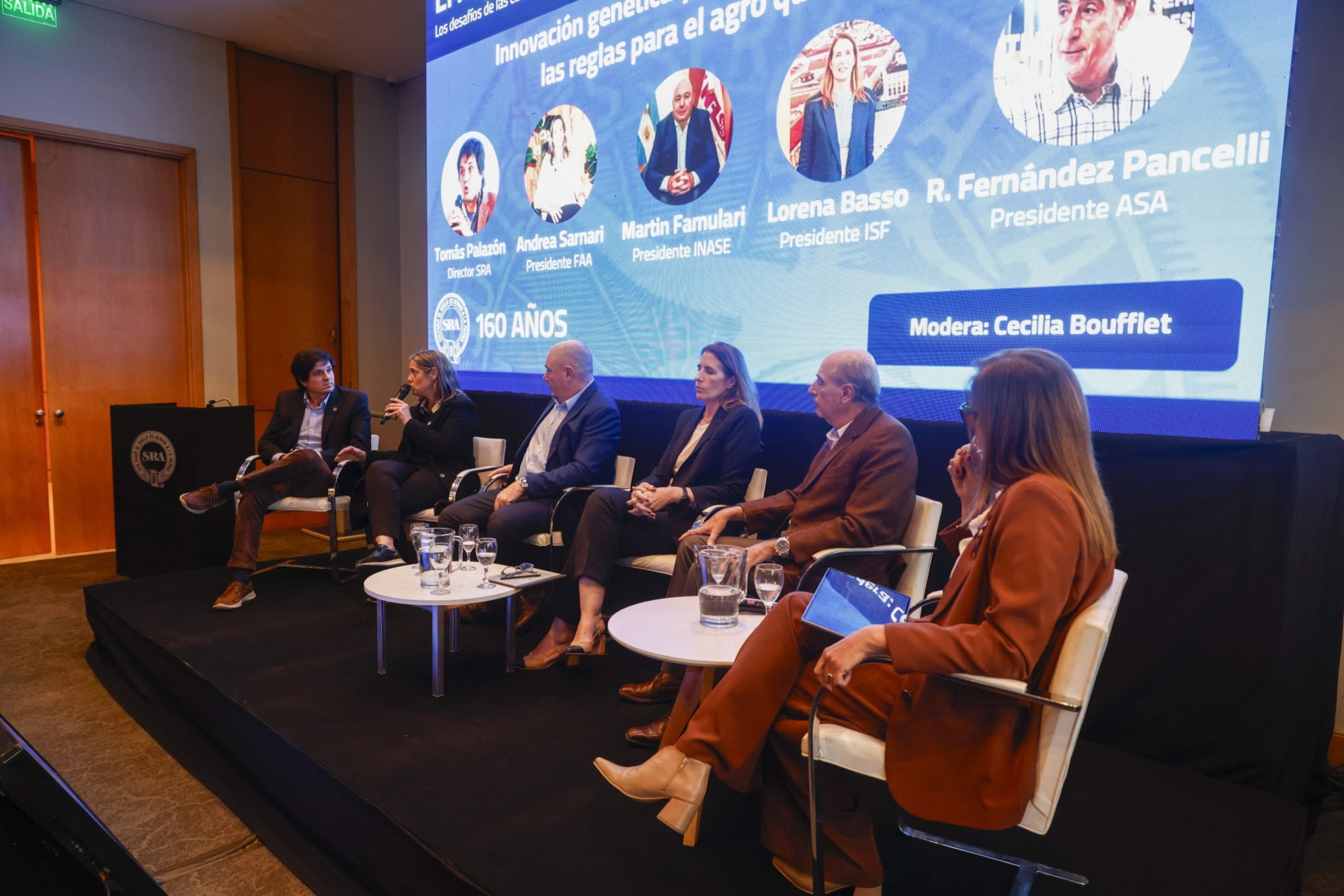 El panel sobre semillas