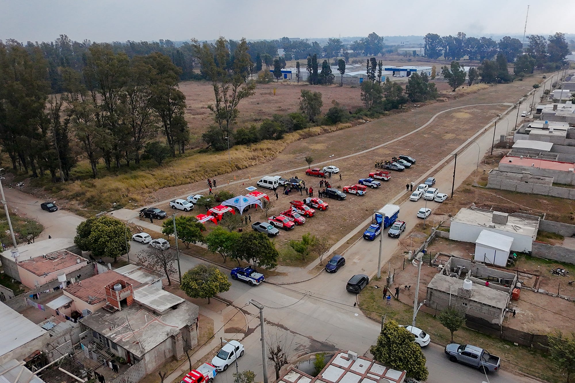 La zona donde se focalizaron los rastrillajes