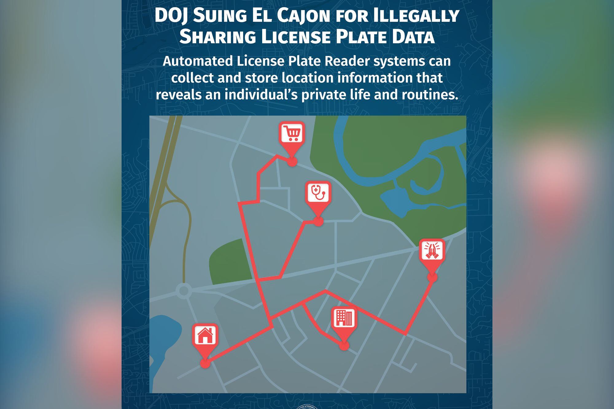 Bonta mostró un mapa de cómo operan los lectores y la difusión de información