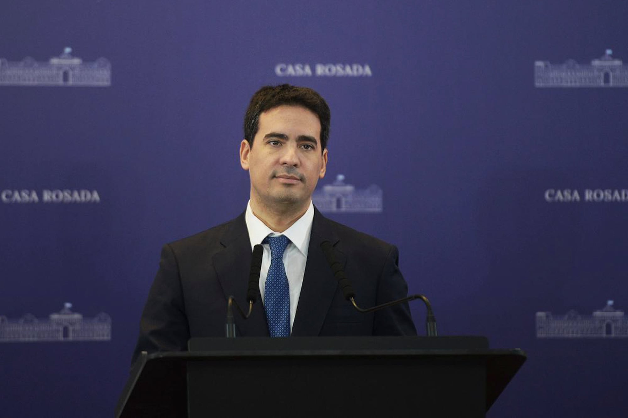 El vocero presidencial, Adrián Ravier