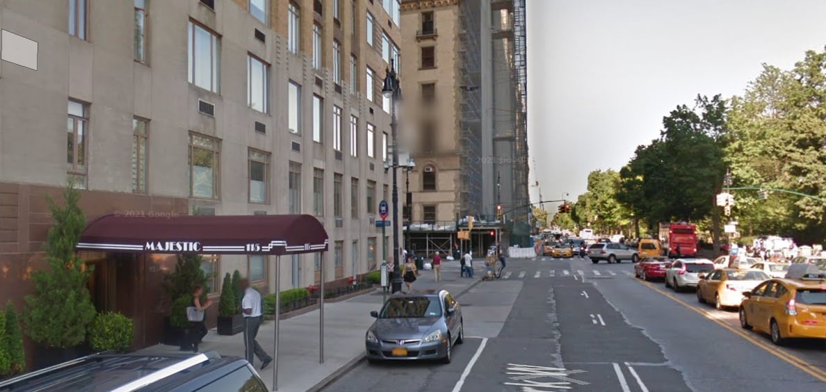 La familia Abdela residía en el edificio Majestic, frente al Central Park (Foto: Google Maps)
