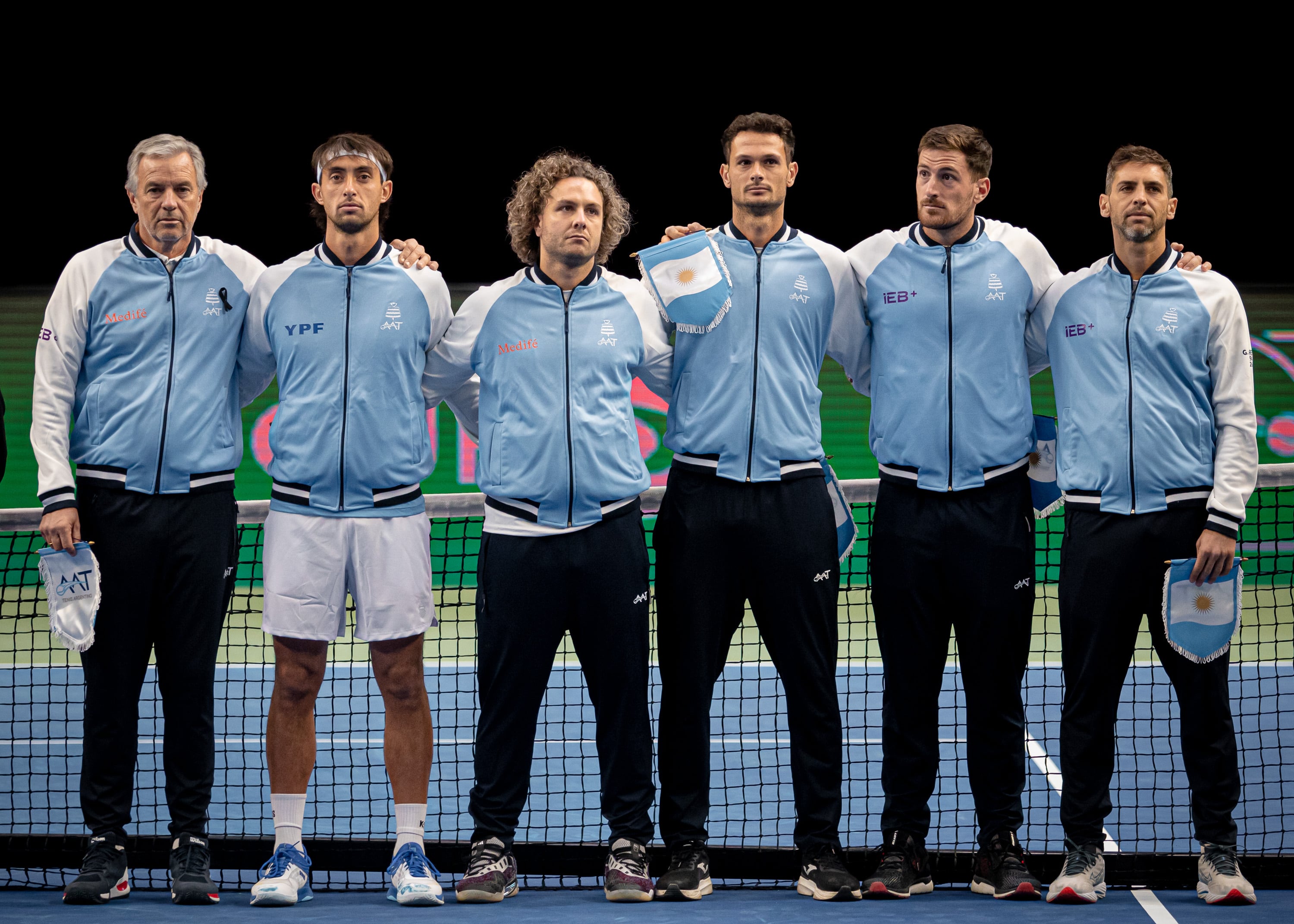 Frana, Tirante, Trungelliti, Ficovich, Federico Gómez y Andreozzi, capitán y cinco jugadores debutantes en la serie de Copa Davis en Corea del Sur