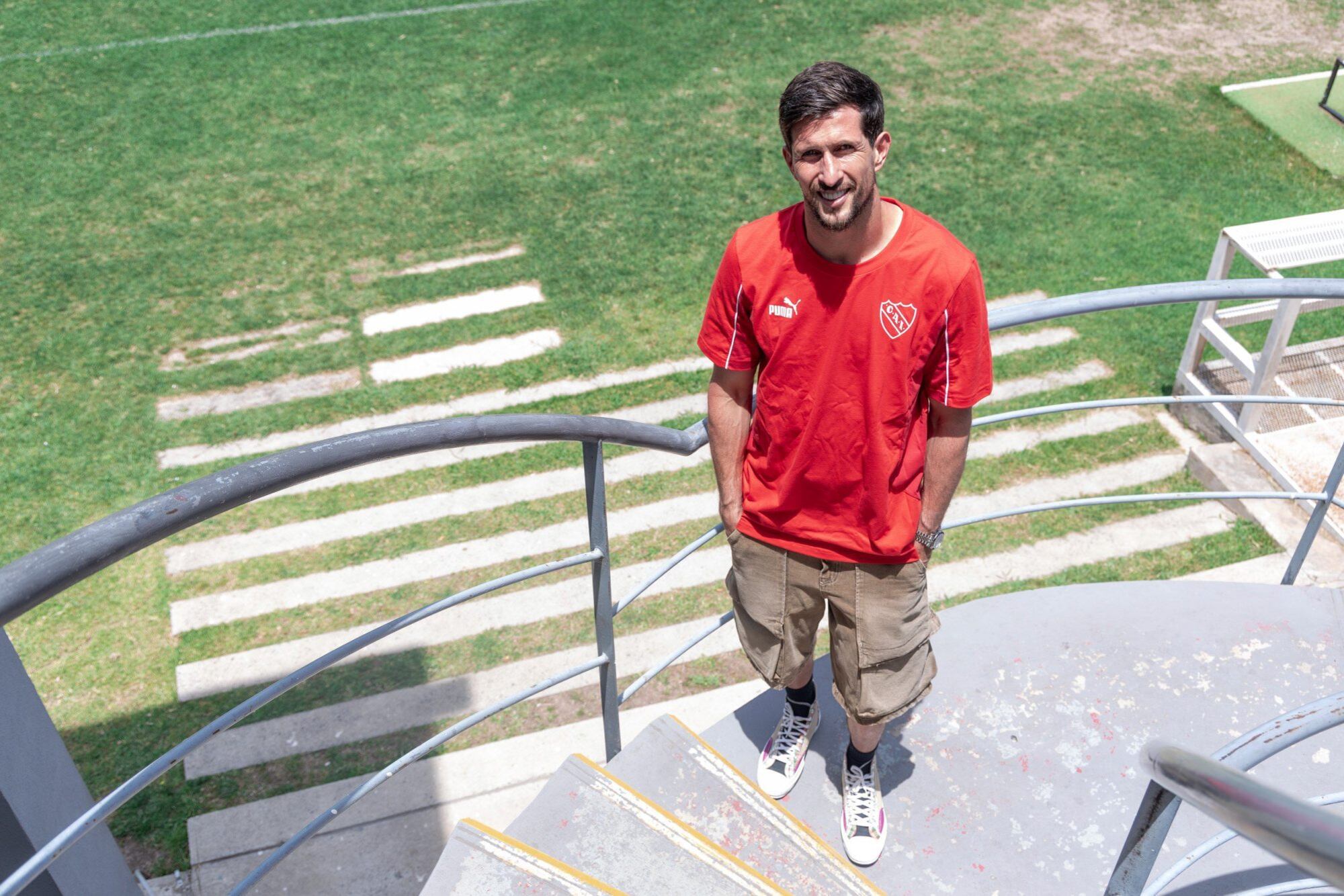 El arquero Rodrigo Rey, uno de los pilares de Independiente