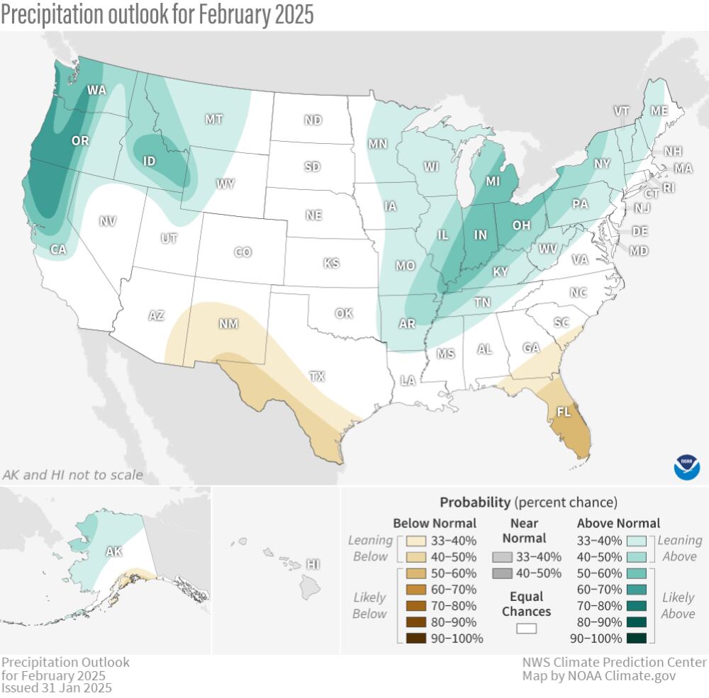Se esperan precipitaciones de agua y nieve en el noreste de Estados Unidos durate febrero
