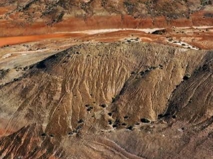 Rocas Coloradas Portal in Patagonia Azul.