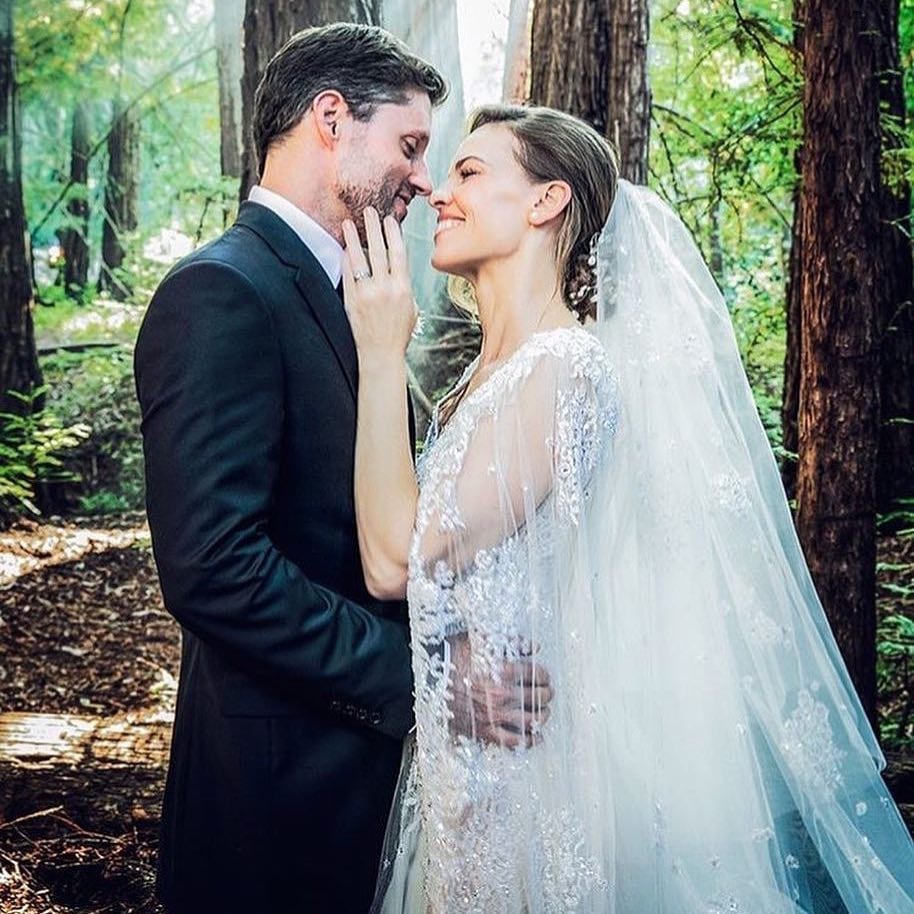 El 18 de agosto de 2018, Swank se casó con el empresario Philip Schneider (Foto: Instagram @hilaryswank)
