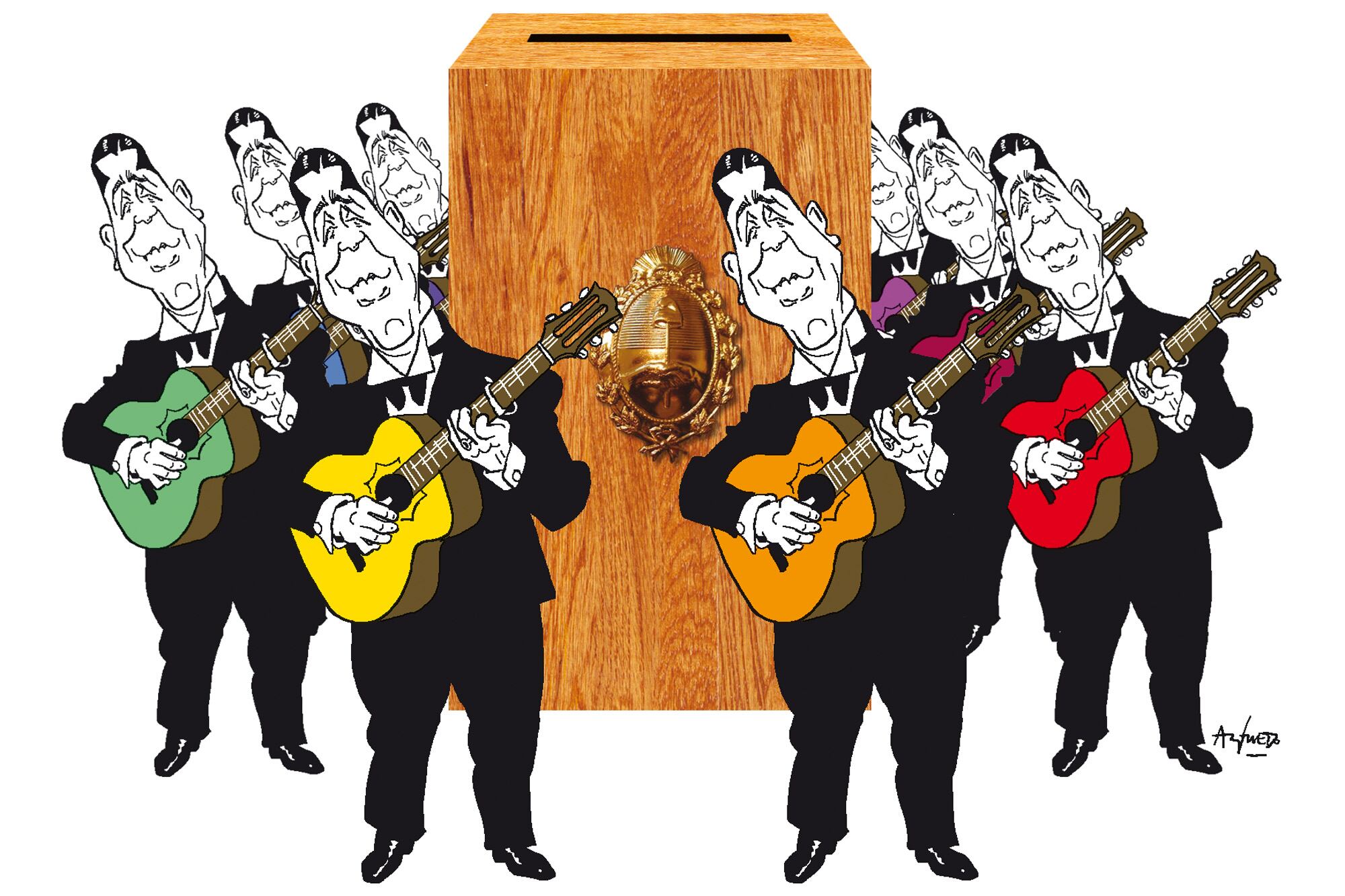 Carlos Gardel: se multiplican las figuras electorales en la Ciudad