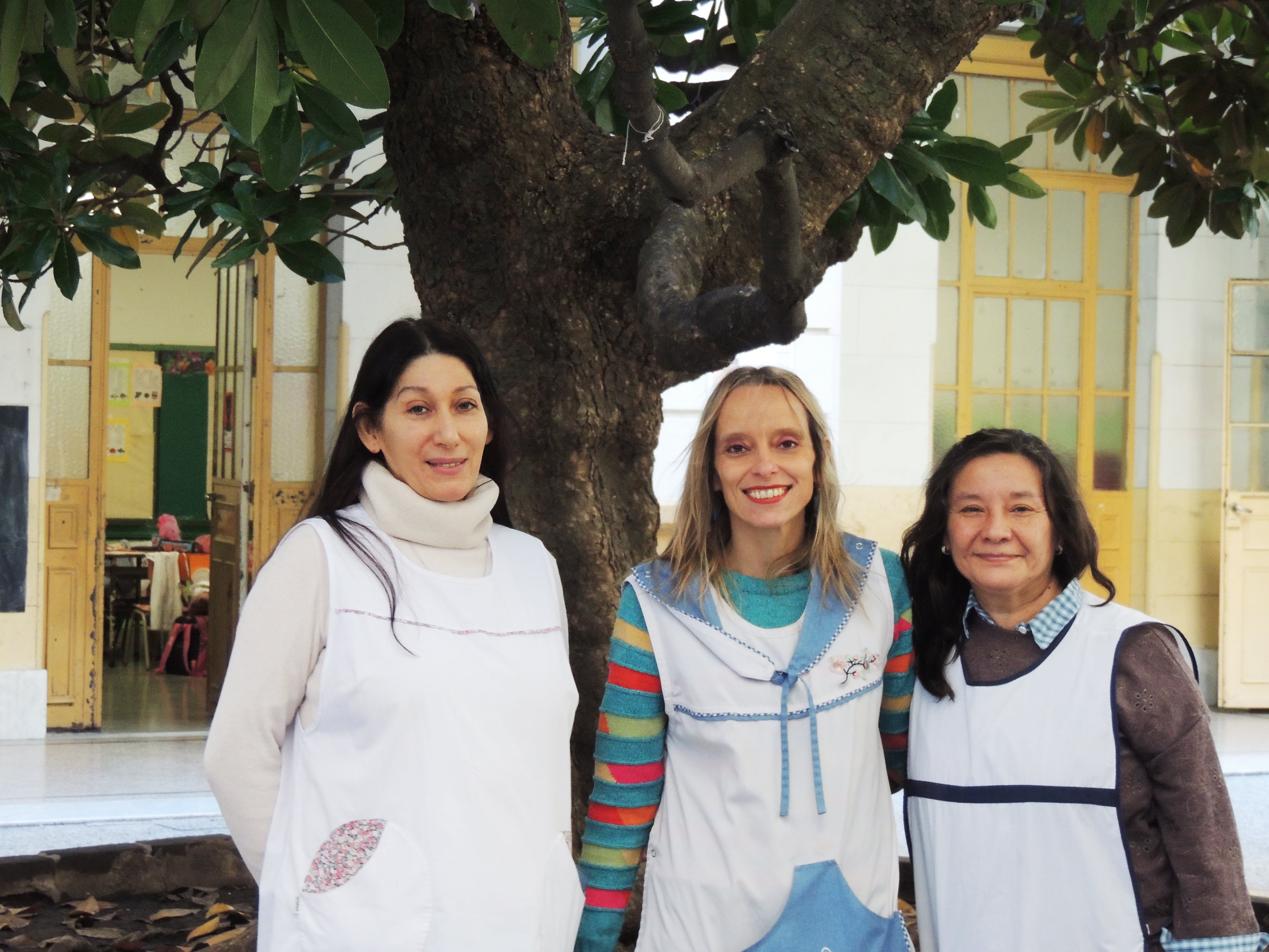 Olga Benítez, Vanina Giacollo y Susana Acosta, del cuerpo directivo actual