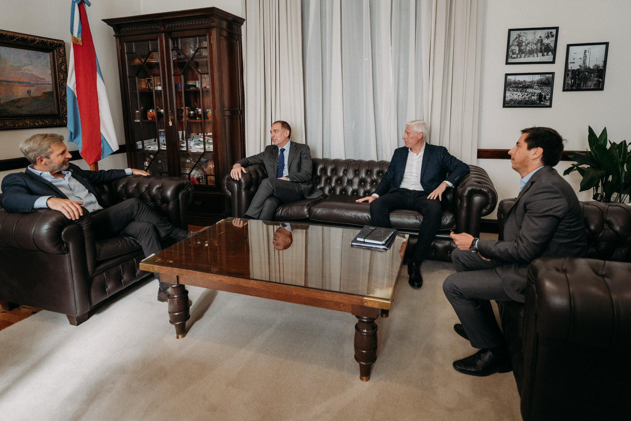 Frigerio, Santilli y sus colaboradores en la gobernación entrerriana