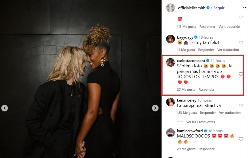 La foto que levantó suspiros y comentarios como el de la estilista de Elle Smith