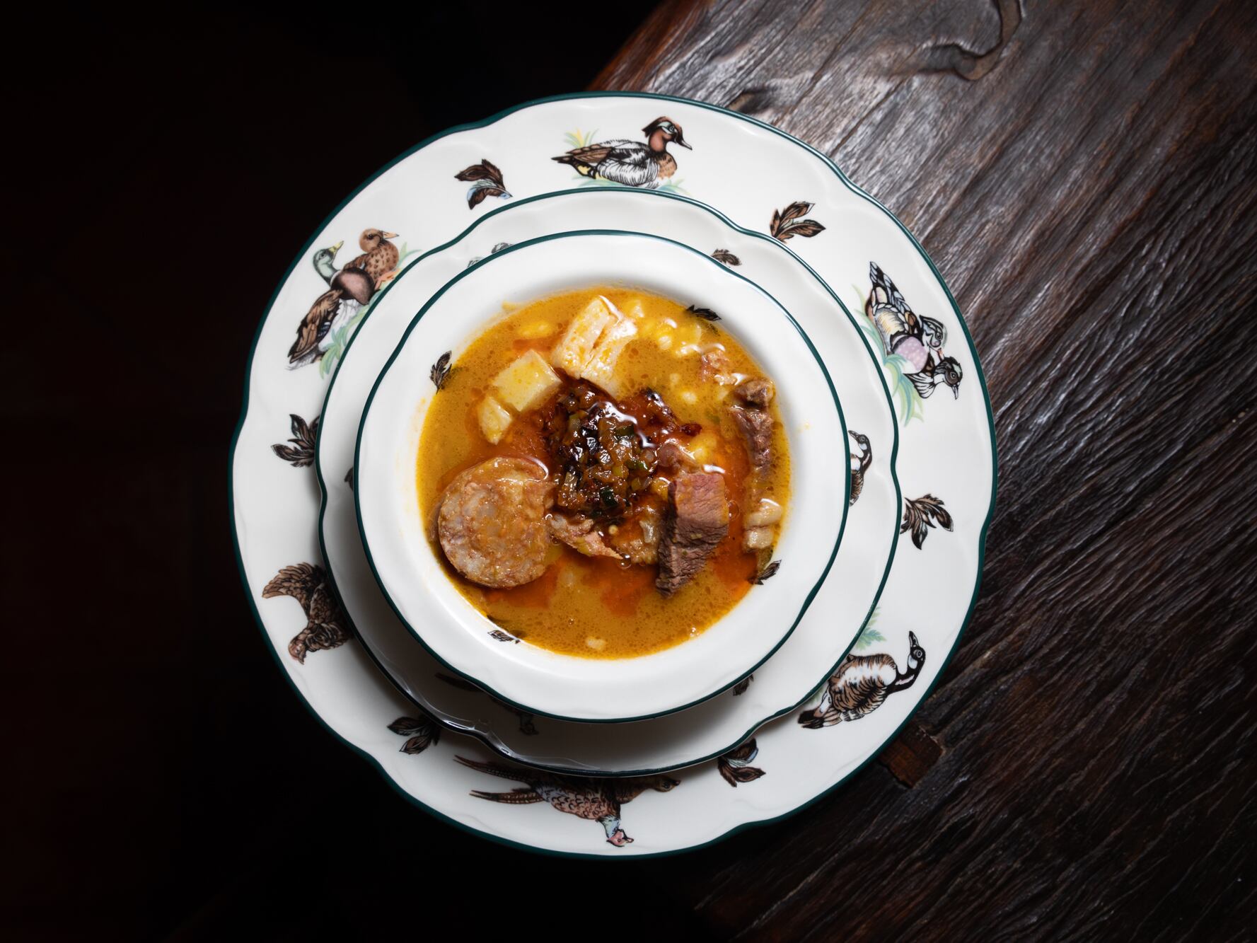 La comida que se sirve en Estancia El Álamos es riquísima.