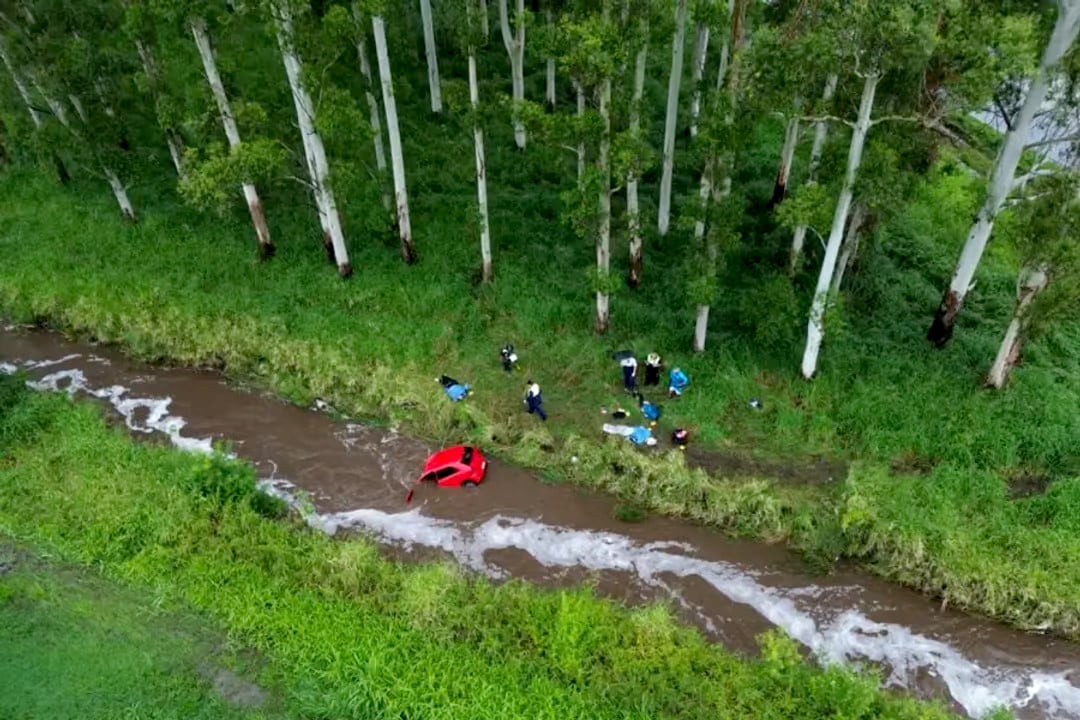 El accidente ocurrió cerca de las 14.30 a la altura del kilómetro 19.