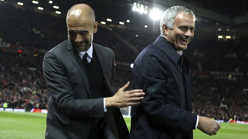 Un rato de distensión: el encuentro entre Guardiola y Mourinho