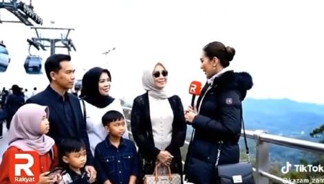 Imágenes del video falso generado con inteligencia artificial que mostraba el supuesto teleférico rodeado de turistas y naturaleza. Crédito: Imasofia a través de Threads.