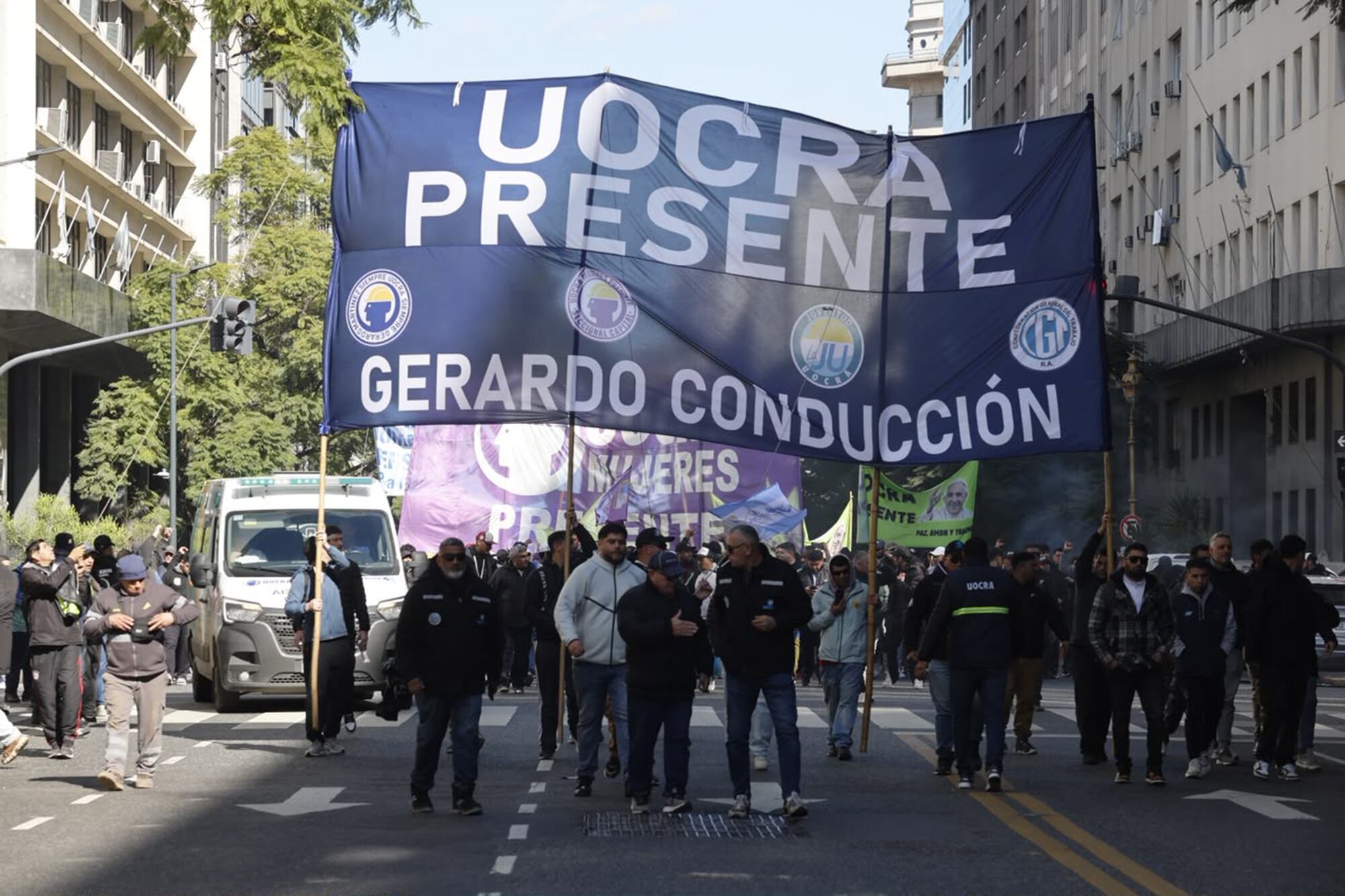 Verdurazo en Plaza de Mayo