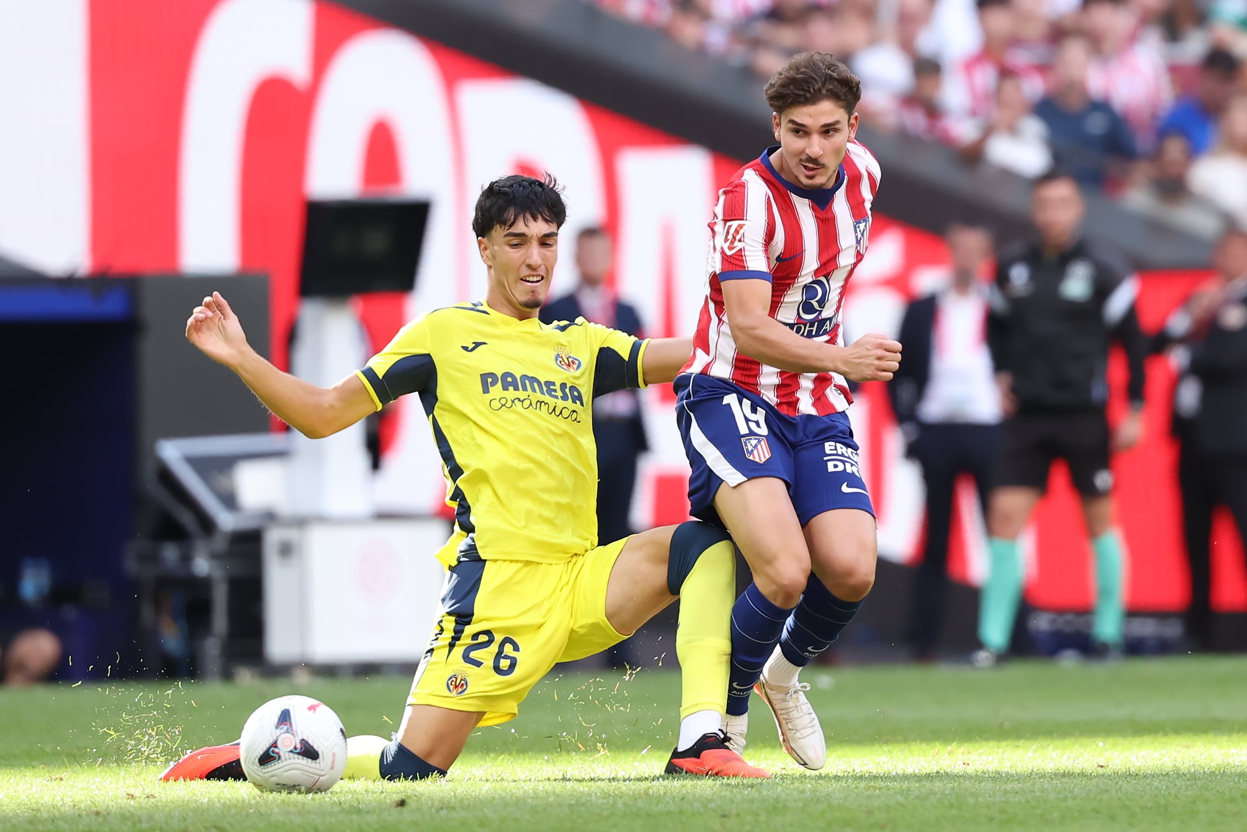 Julián, en acción contra Villarreal