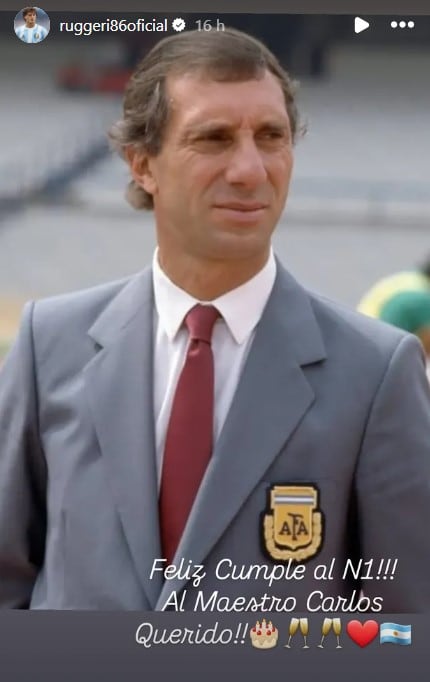 Carlos Bilardo cumplió 88 años: el festejo en su casa junto a Oscar Ruggeri y Claudia Villafañe 7 Oscar Ruggeri le dedicó unas sentidas palabras al histórico DT