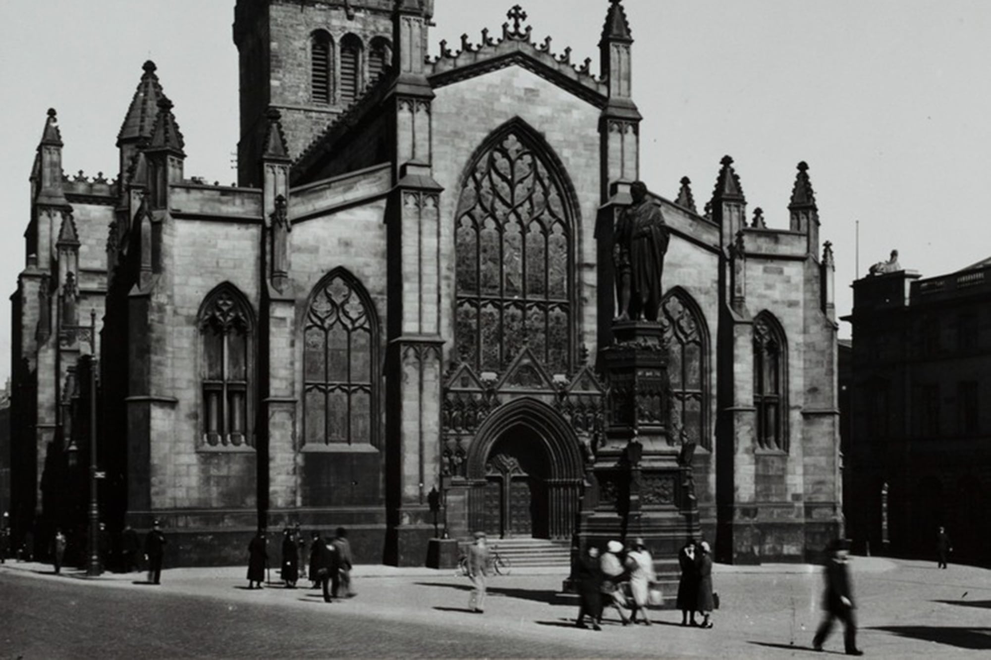 La Catedral de St. Gile´s ubicada en la calle Royal Miles, Edimburgo