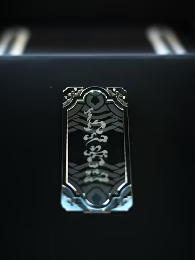 Crean una Ferrari con detalles que la hacen una pieza única 10 El sello de la colaboración es una placa interior realizada a mano con el nombre del proyecto escrito en caligrafía tradicional coreana