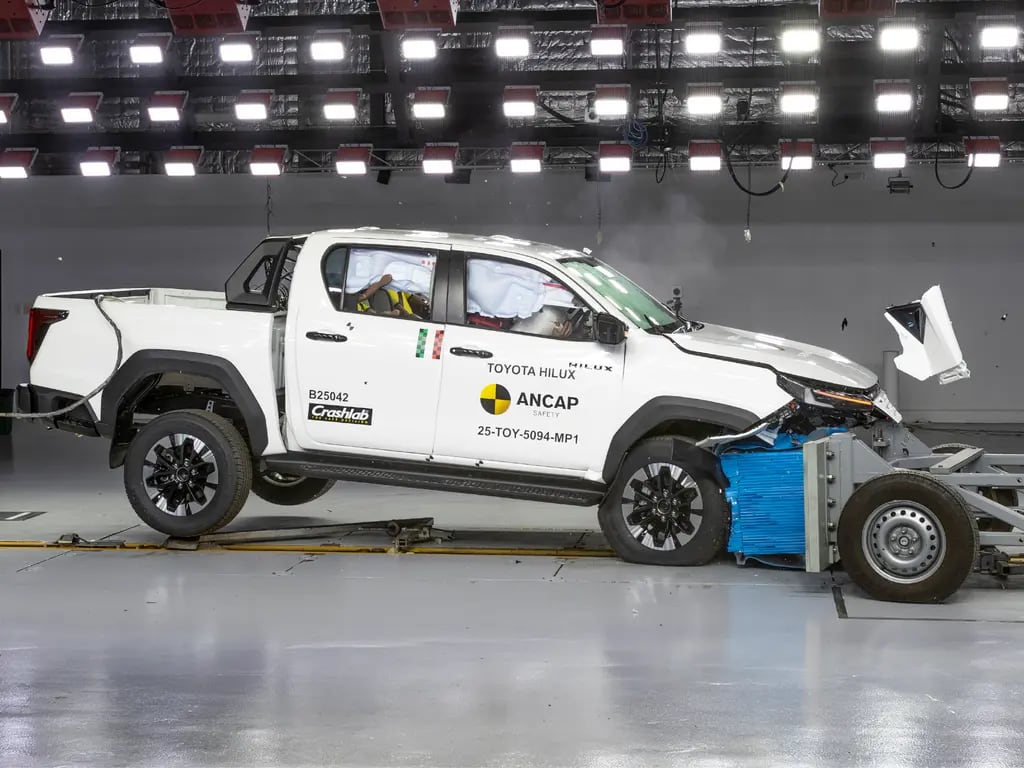 Evaluaron en seguridad a la nueva Toyota Hilux: cómo le fue y cuándo llegará a la Argentina