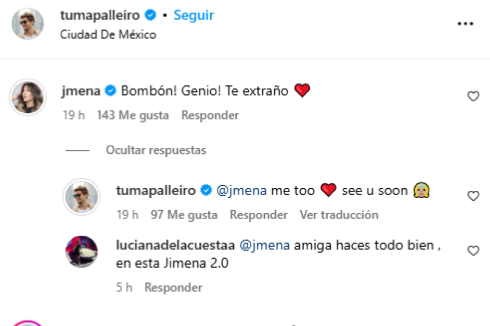 El intercambio de mensajes entre Jimena Barón y su novio que confirma la continuidad del romance