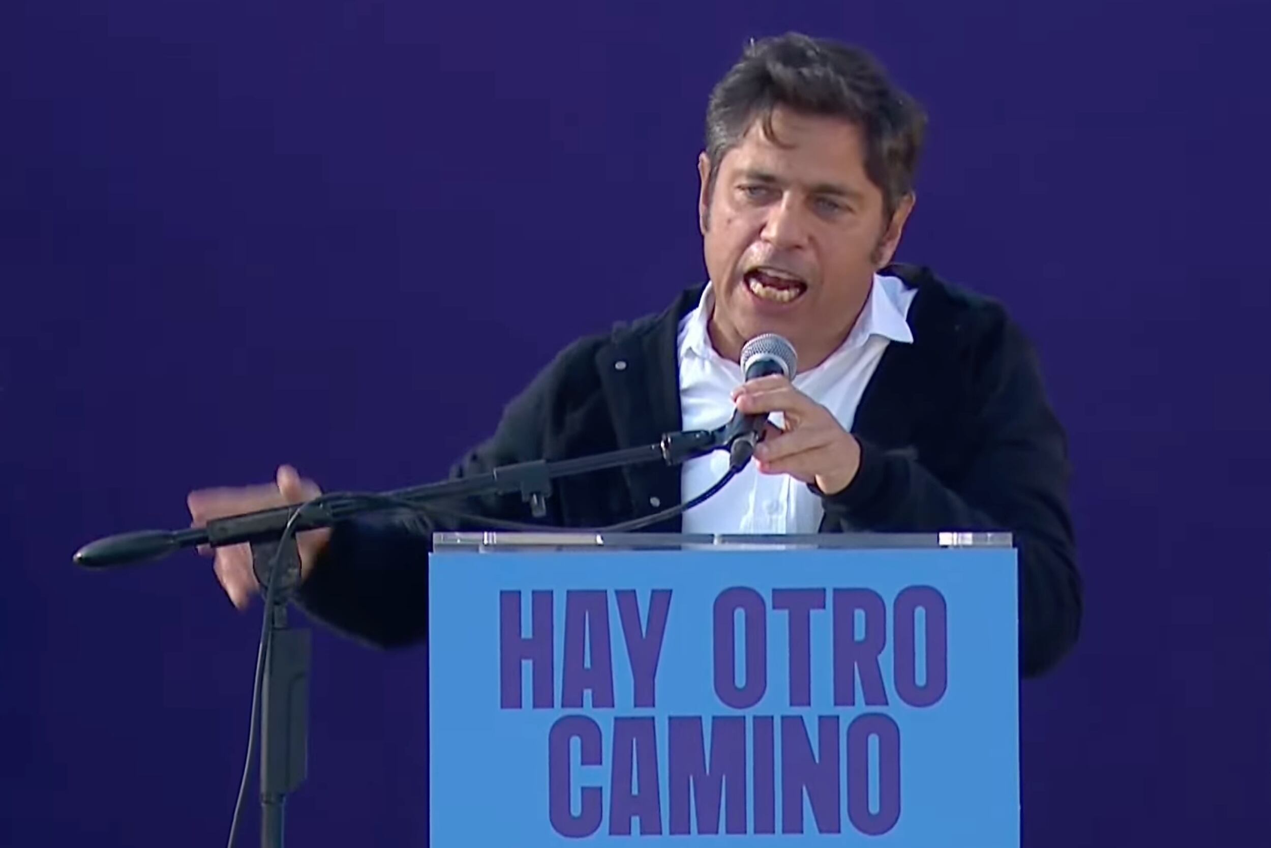 Axel Kicillof, en el cierre del plenario