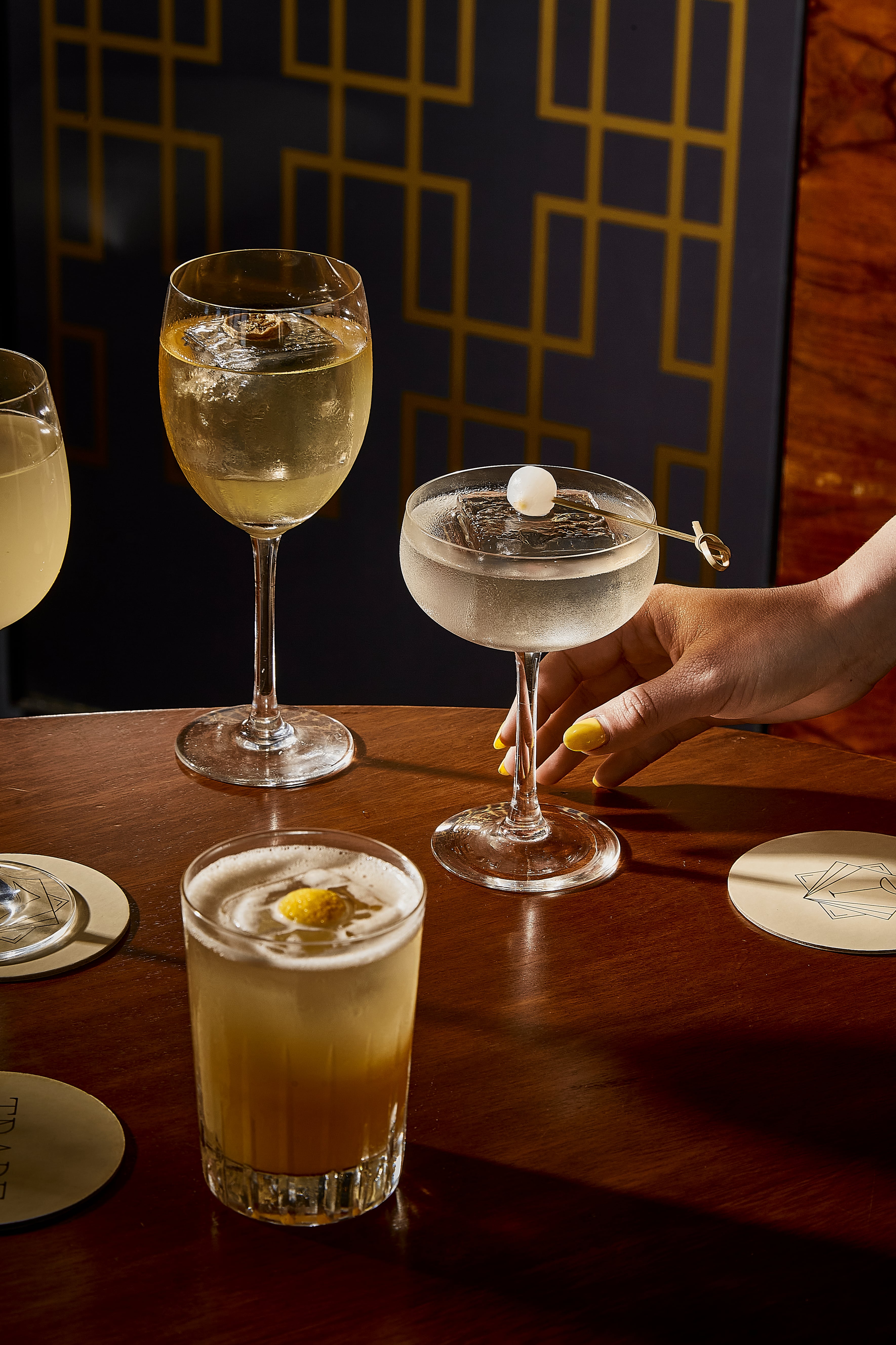 Cócteles de Trade Sky Bar