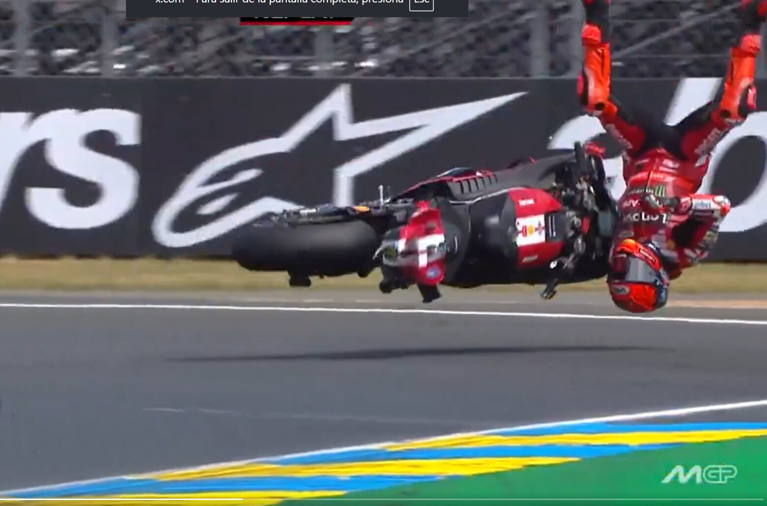 El tremendo accidente de Marc Márquez en Le Mans y el resultado de su operación en Madrid