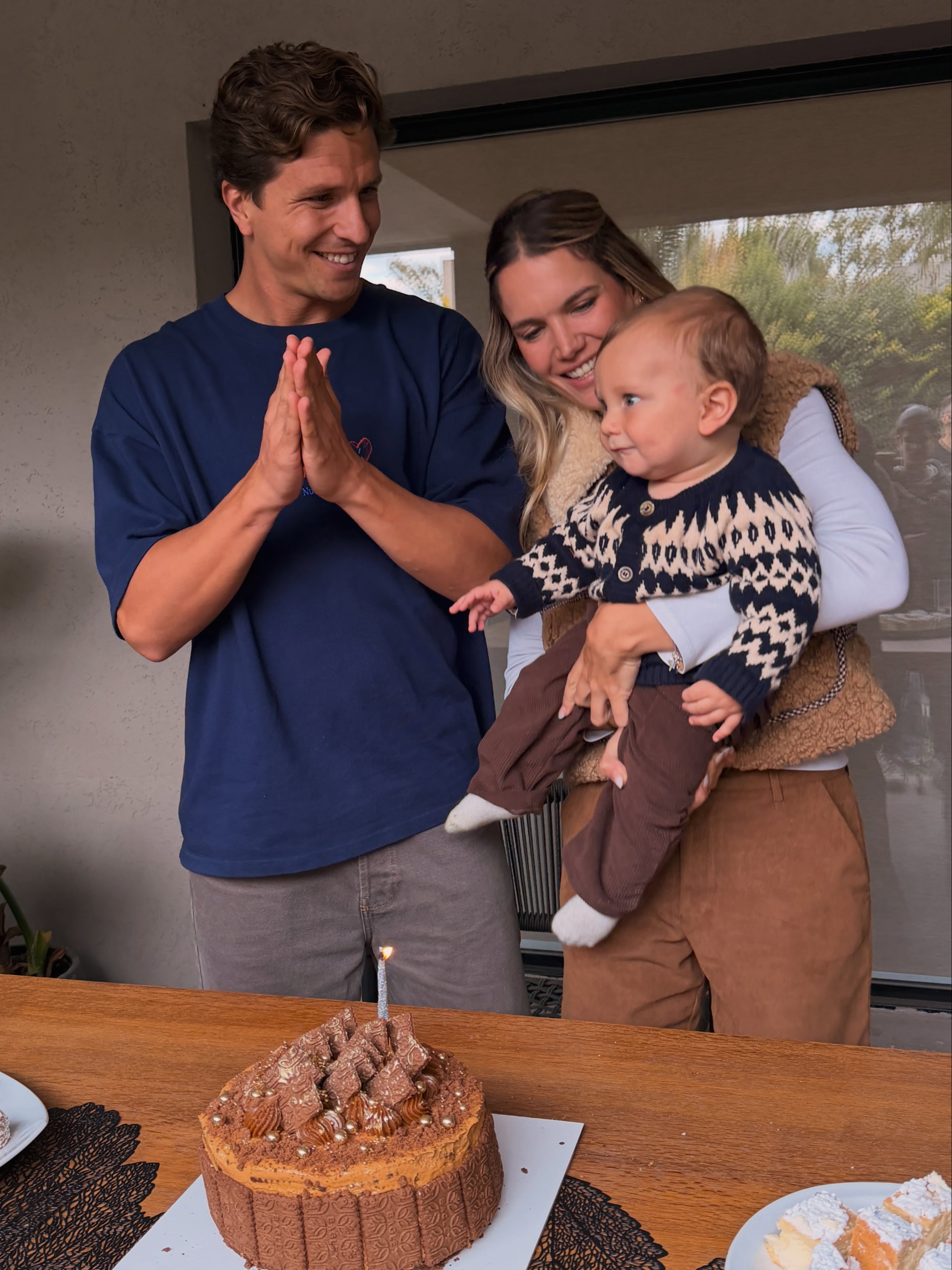 El fin de semana la familia celebró los 28 años de Gianluca y los nueve meses de Faustino (Foto: Instagram @evabargiela)