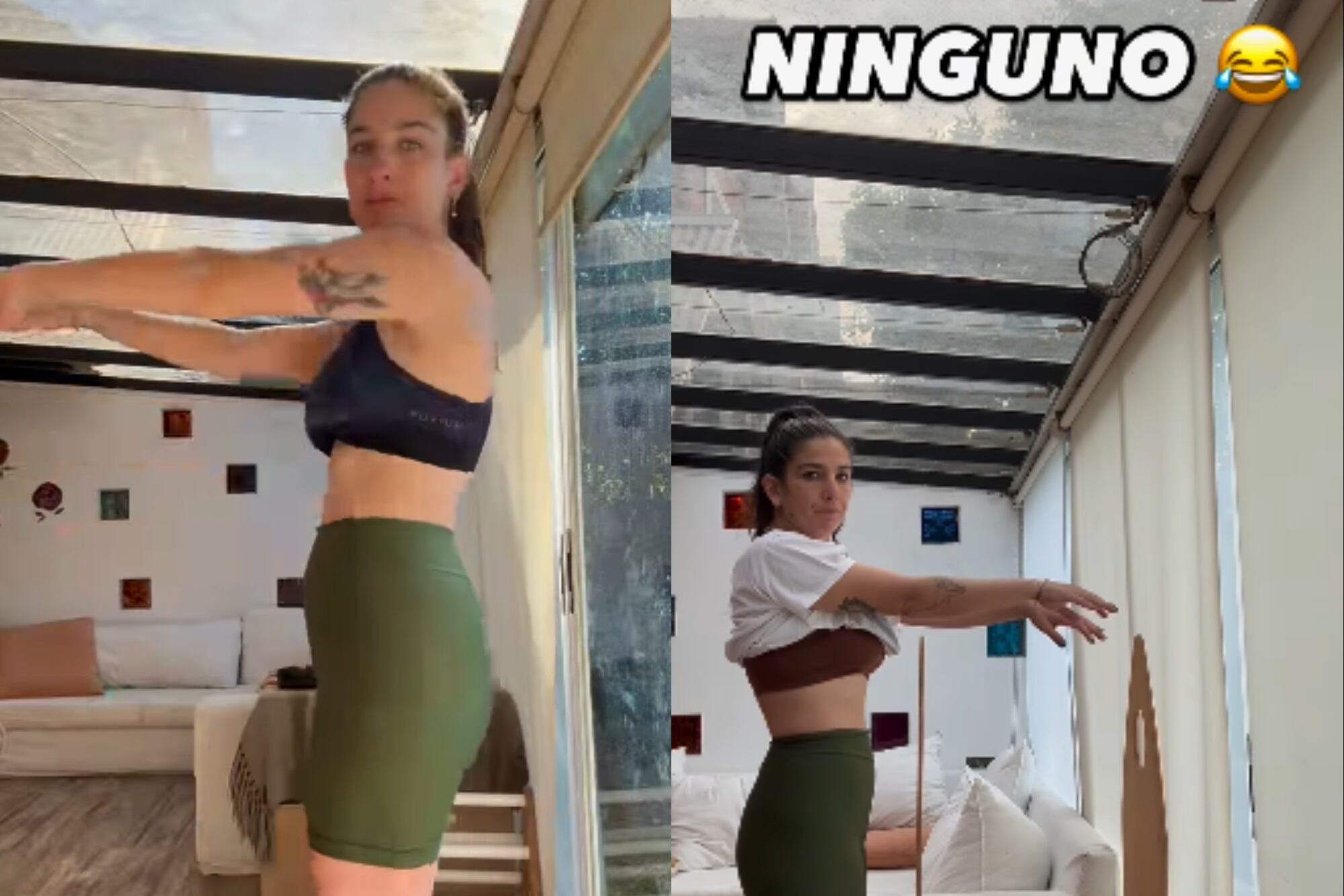 Juana Repetto mostró su cambio físico a casi dos meses de comenzar el gimnasio (Foto: Captura de video / Instagram @juanarepettook)