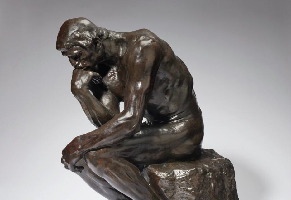 Auguste Rodin, escultor de obras como El Pensador (en foto), nació un 12 de noviembre de 1840