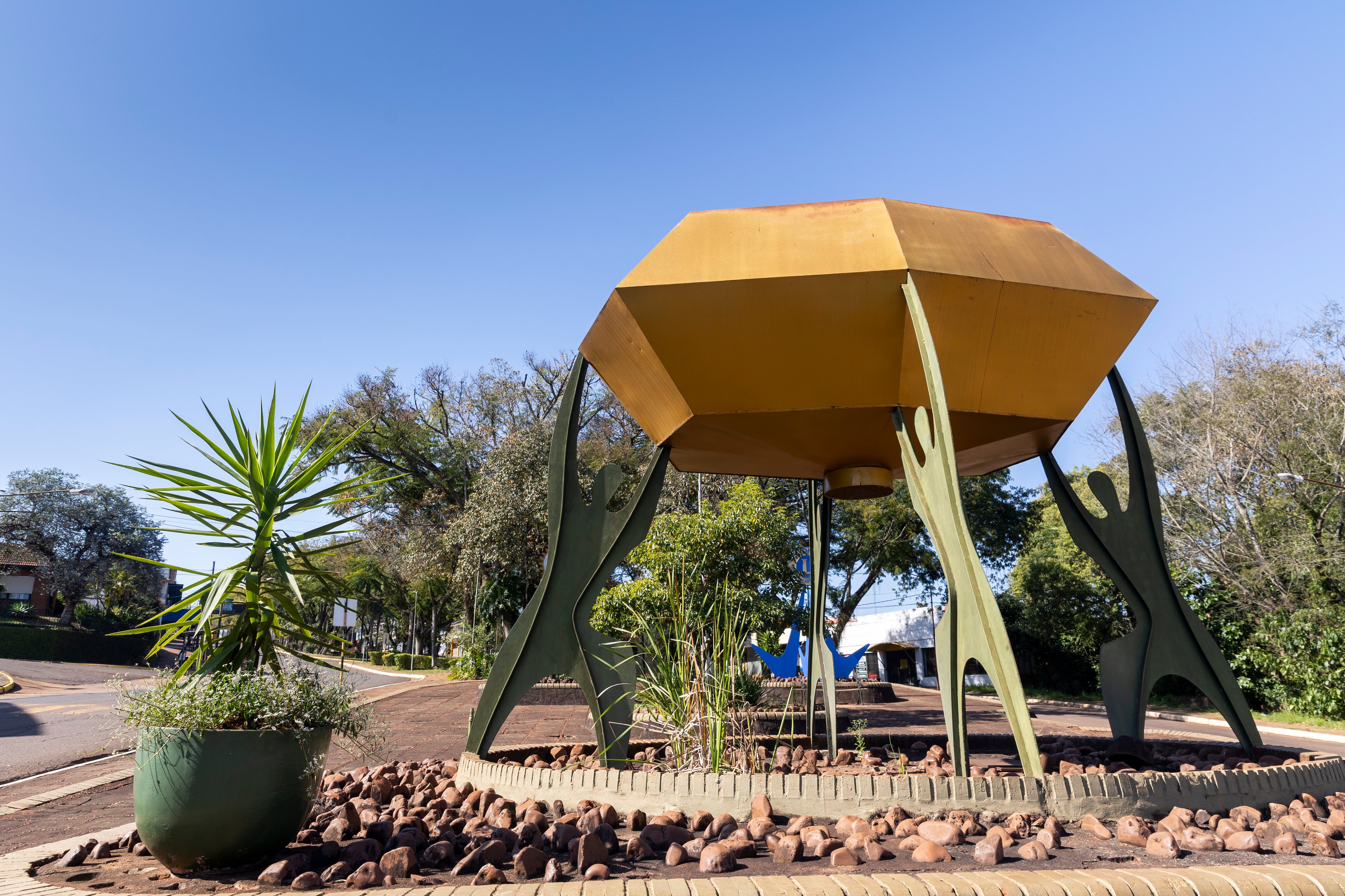 El monumento a los tareferos.