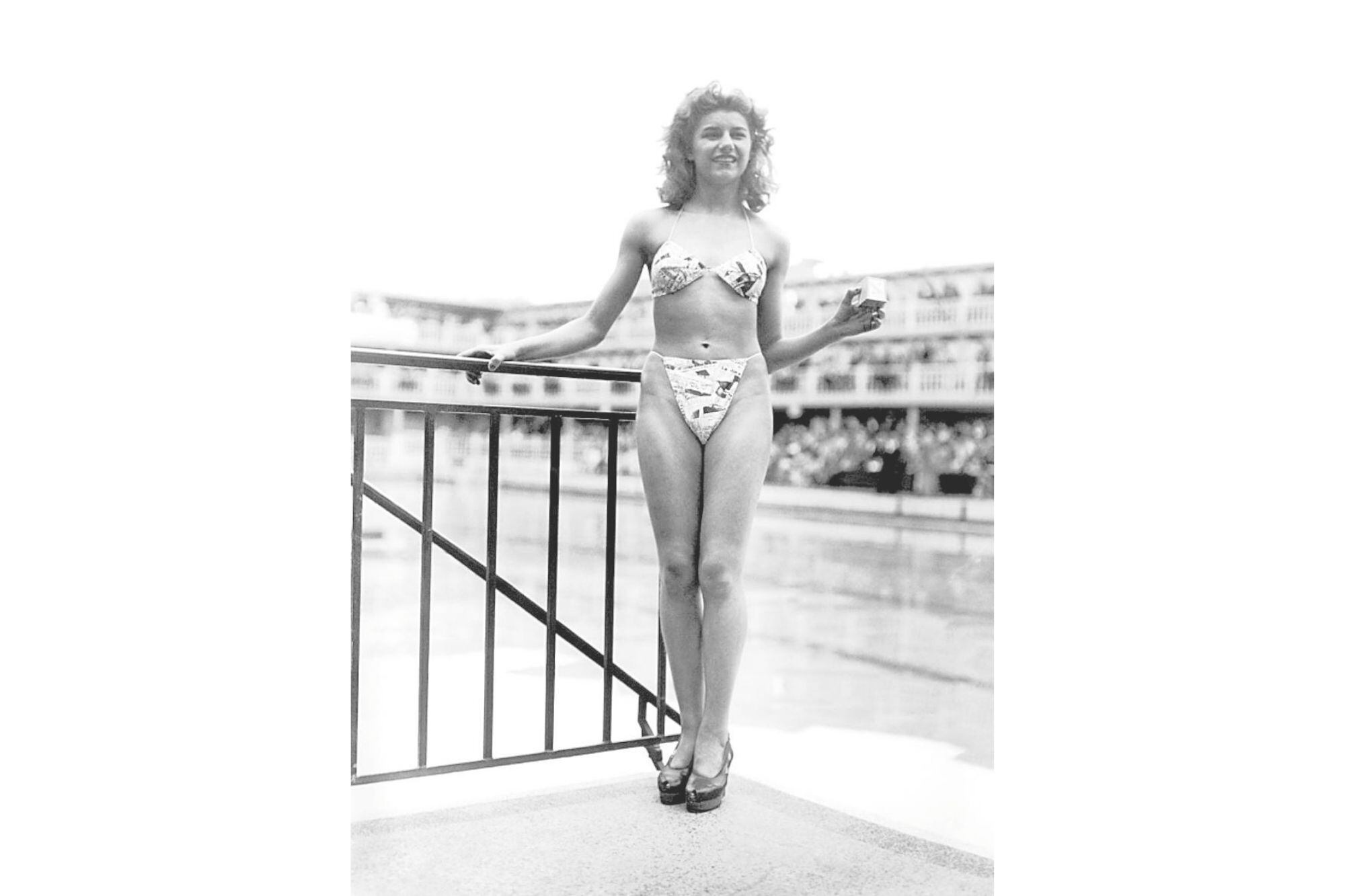 Micheline Bernardini fue la primera en modelar una bikini