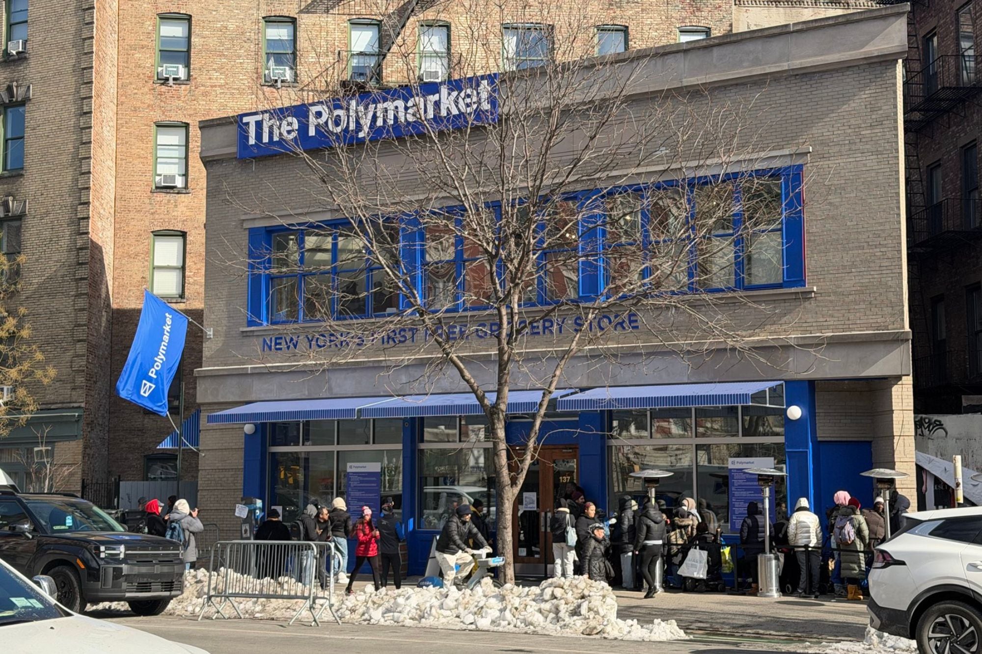 Mercadería gratuita: qué es y cómo funciona la “free grocery store” de Polymarket en New York y hasta cuándo está abiert