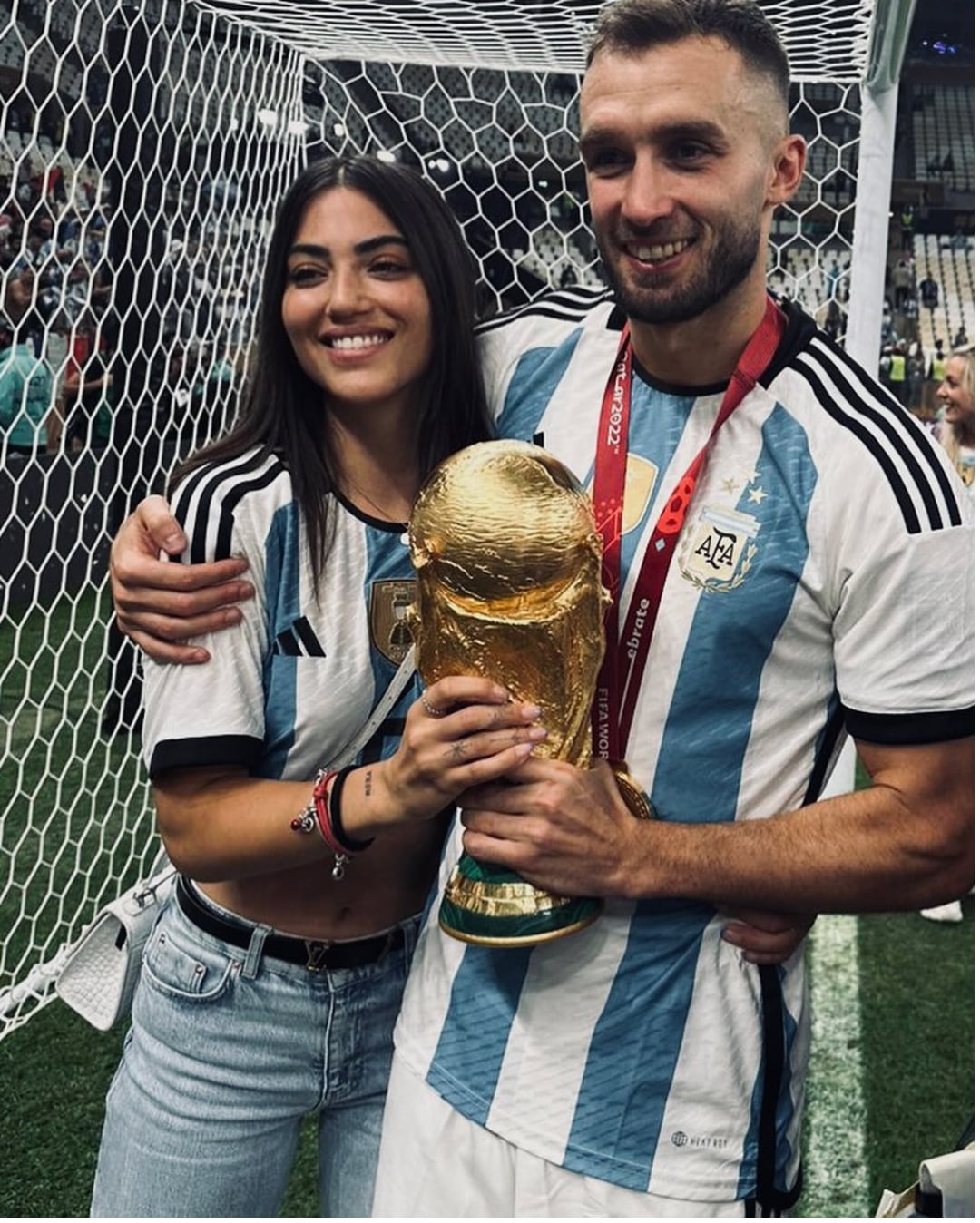 Agustina Bacerano y Germán Pezzella se casaron en 2023 y se separaron en 2025
