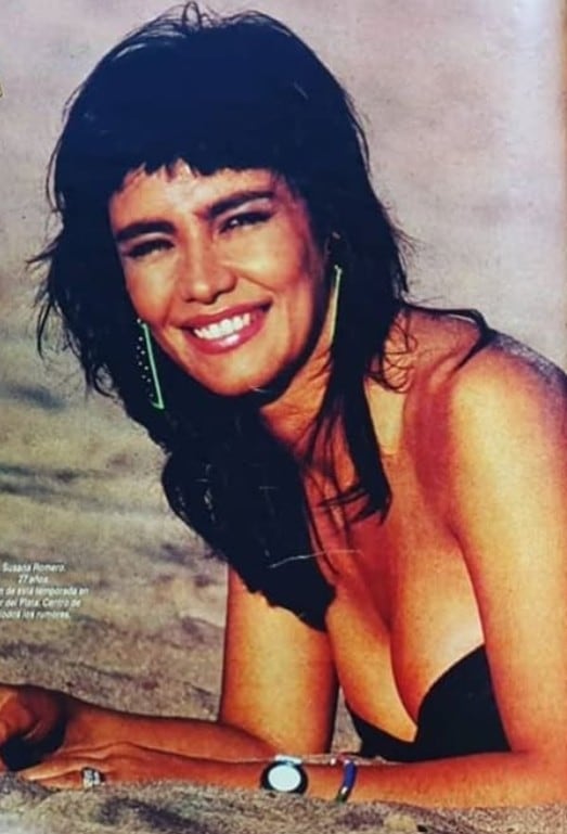 Susana Romero, un ícono de los ’80, belleza y carisma que deslumbraron una época