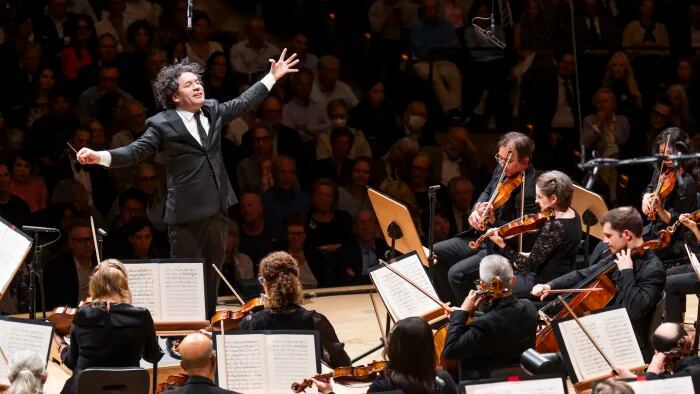 Dudamel, en el David Geffen Hall