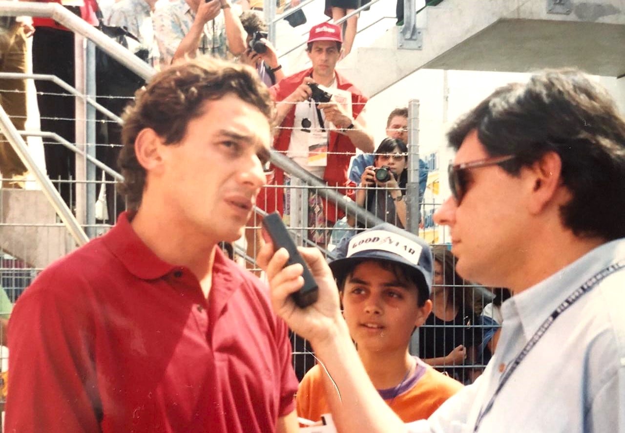 Con Ayrton Senna tenía una relación muy estrecha: