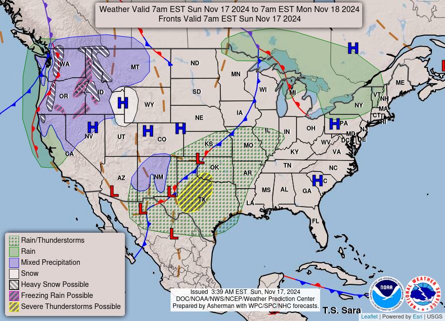 Las acumulaciones de nieve en Sierra Nevada podrían superar los 30 cm, lo que dificultaría la visibilidad y condiciones de tránsito en las zonas montañosas.