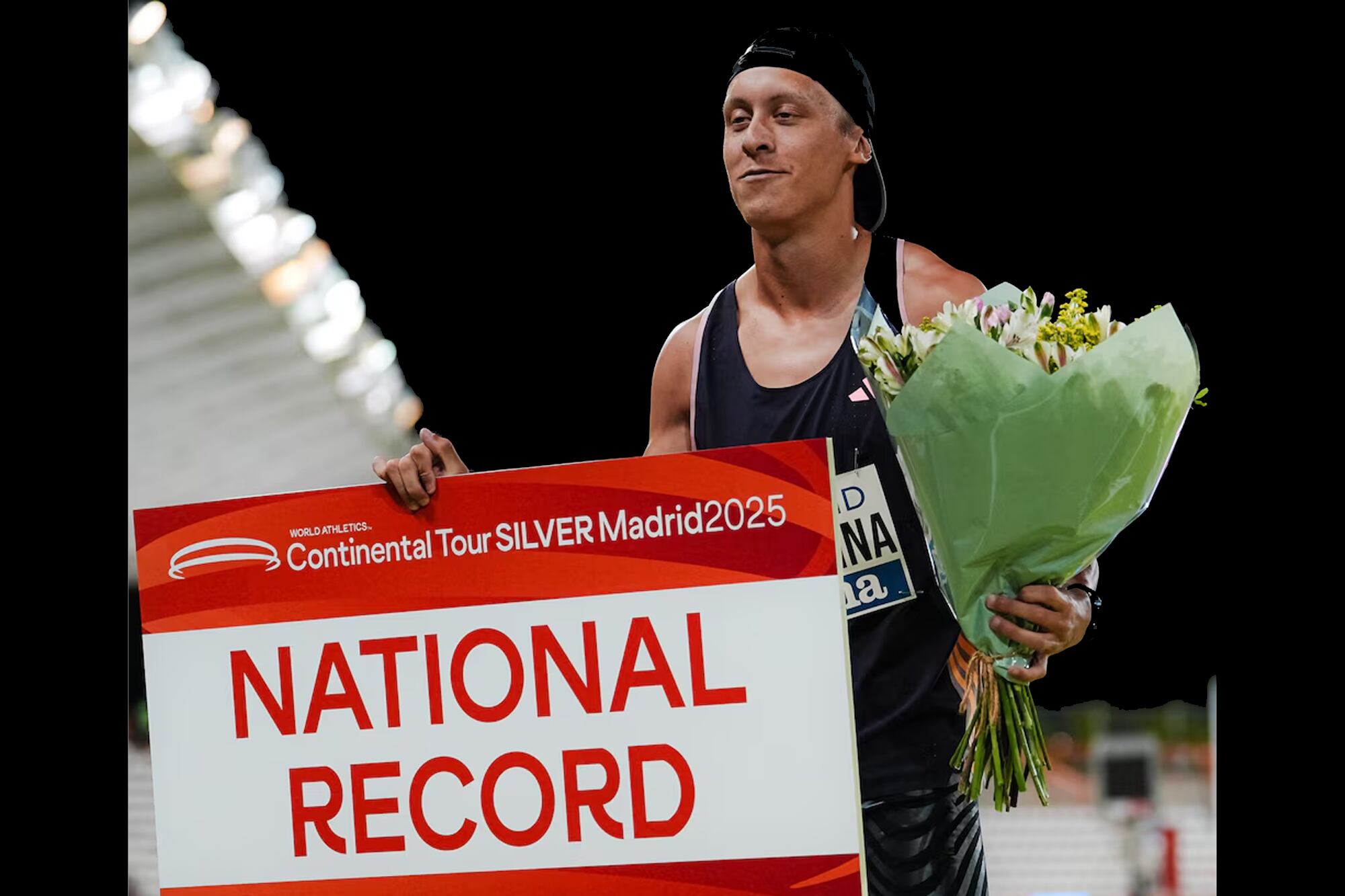 Elián Larregina volvió a mejorar el récord argentino en los 400m (Gentileza CADA)