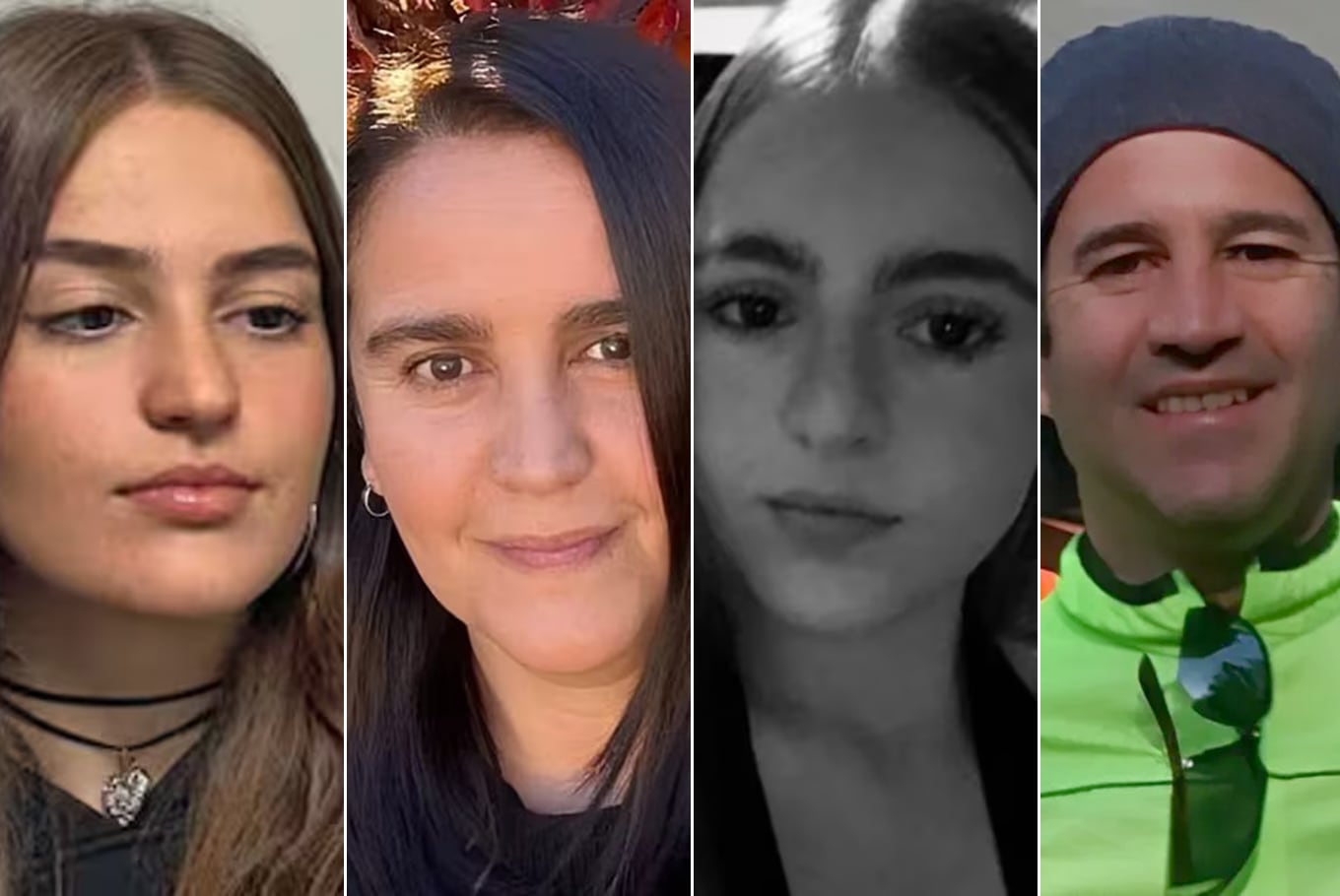 La familia de Betallemi: su marido y dos hijas