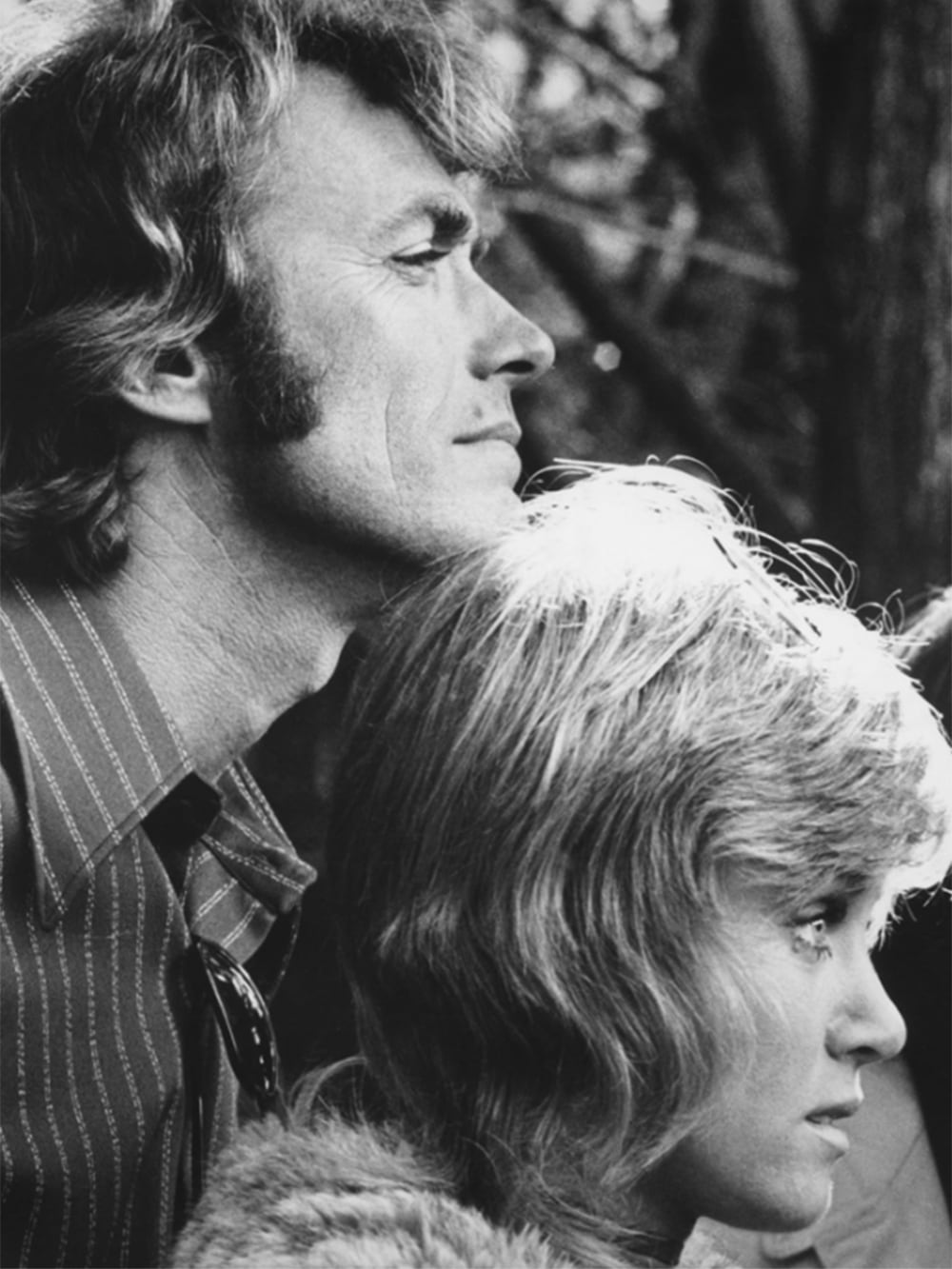 Clint Eastwood y Donna Mills en una escena de Obsesión mortal, de 1971
