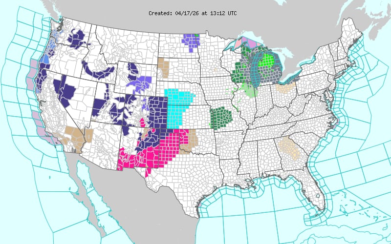 El avance de un frente frío pondrá fin al calor extremo en el este, provocando un descenso marcado de las temperaturas hacia el fin de semana